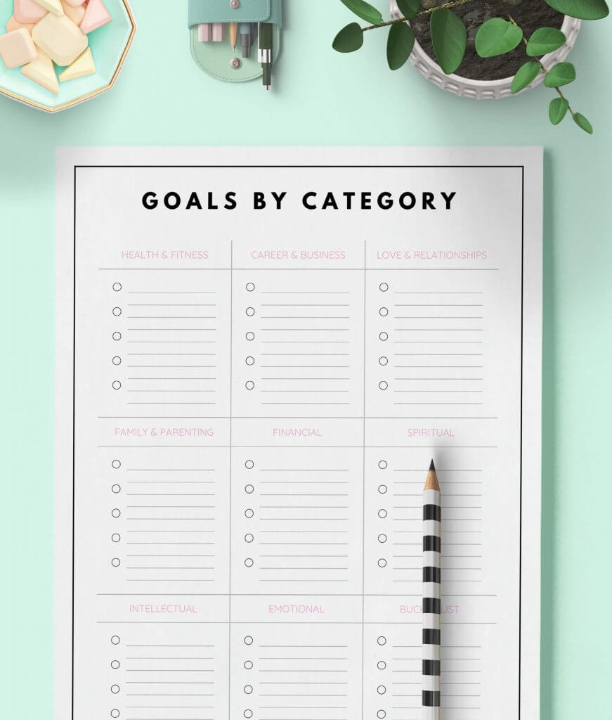 FREE Goal Planner Printable That Helps You Set Goals Without Overwhelm ...
