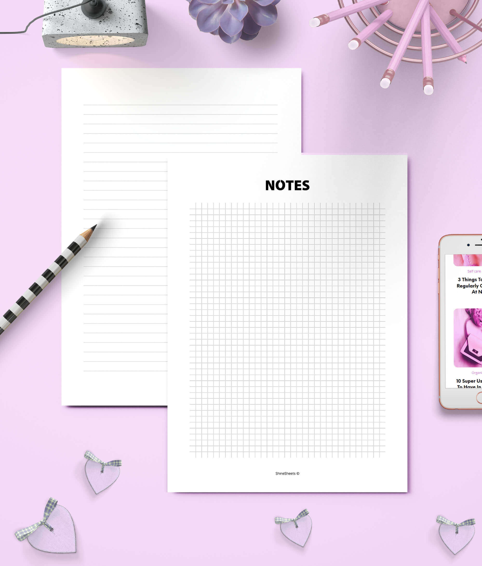 Printable Note Pages 10 Designs ShineSheets Printable Note Pages 10 Designs ShineSheets