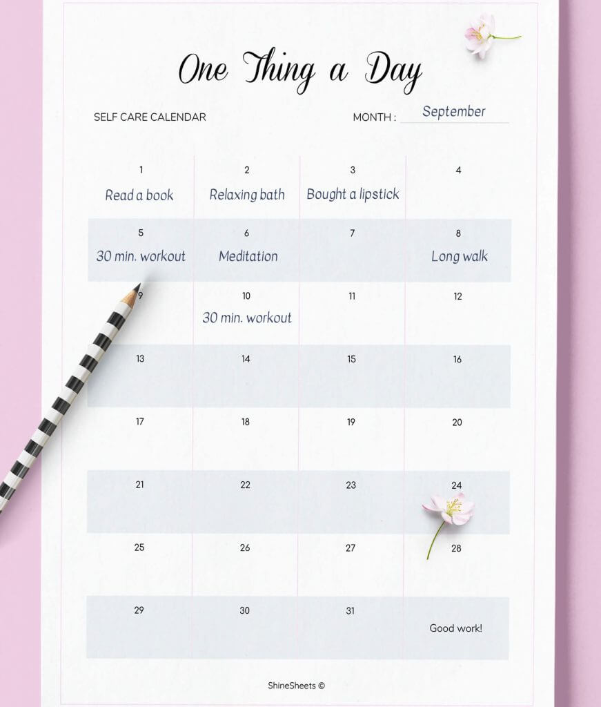 50+ Beautiful Self Care Ideas &amp; a Free Printable Self Care Planner ...
