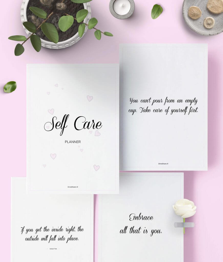 50+ Beautiful Self Care Ideas &amp; a Free Printable Self Care Planner ...