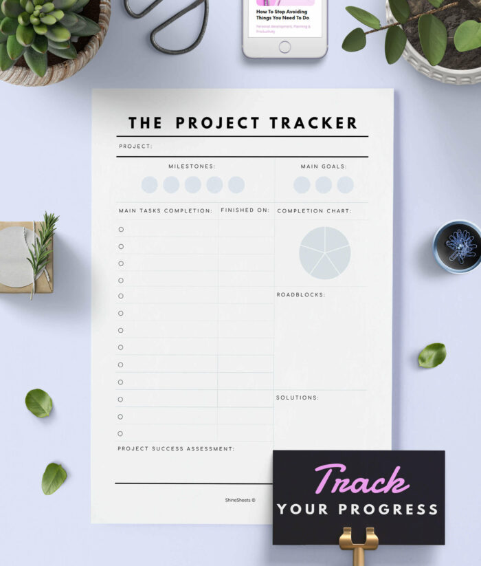 FREE Project Planner Printable – Absolutely Crush Any Project With Ease ...