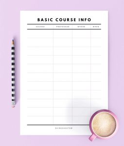 Free Student Planner Printable: 15 Helpful Pages For Your Studies ...