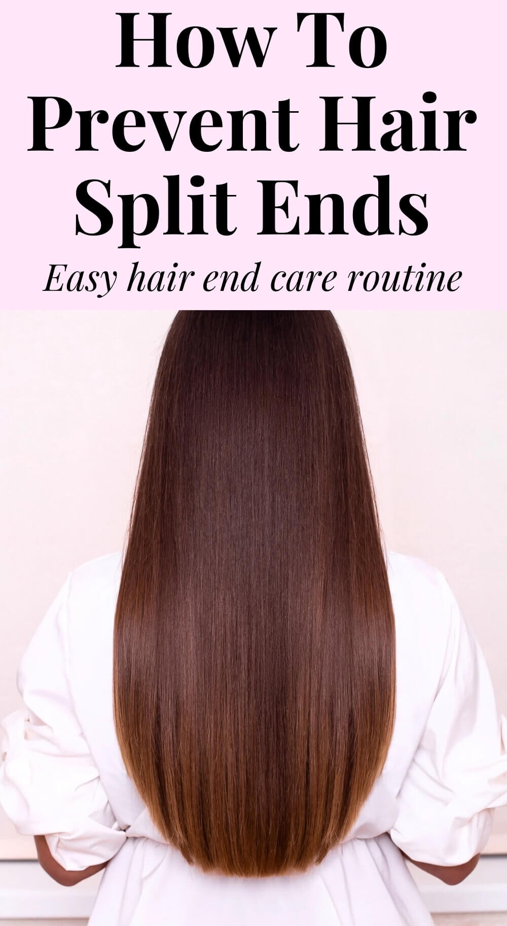 Woman with very healthy hair